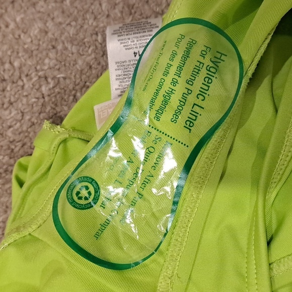 Michael Kors Limeade Color One Shoulder Cutout One Piece Swimsuit - Picture 10 of 11